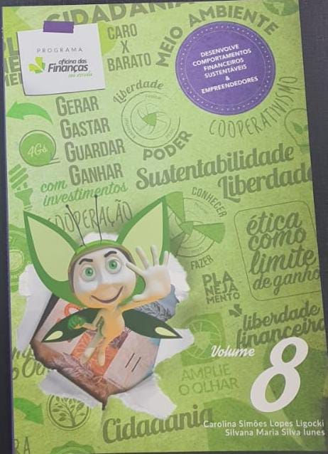 Pacote de livros do 8° ano ensino fundamental 2 com Material Didático e Oficina de Finanças