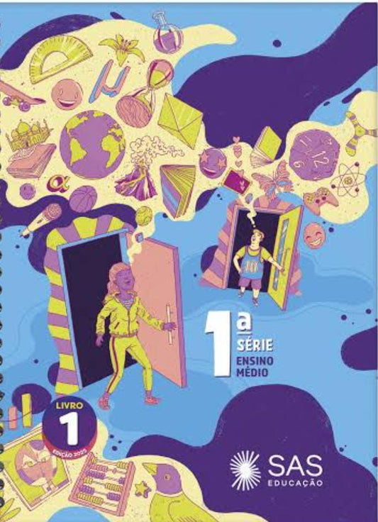 Kit de livros didáticos 1° ano ensino médio