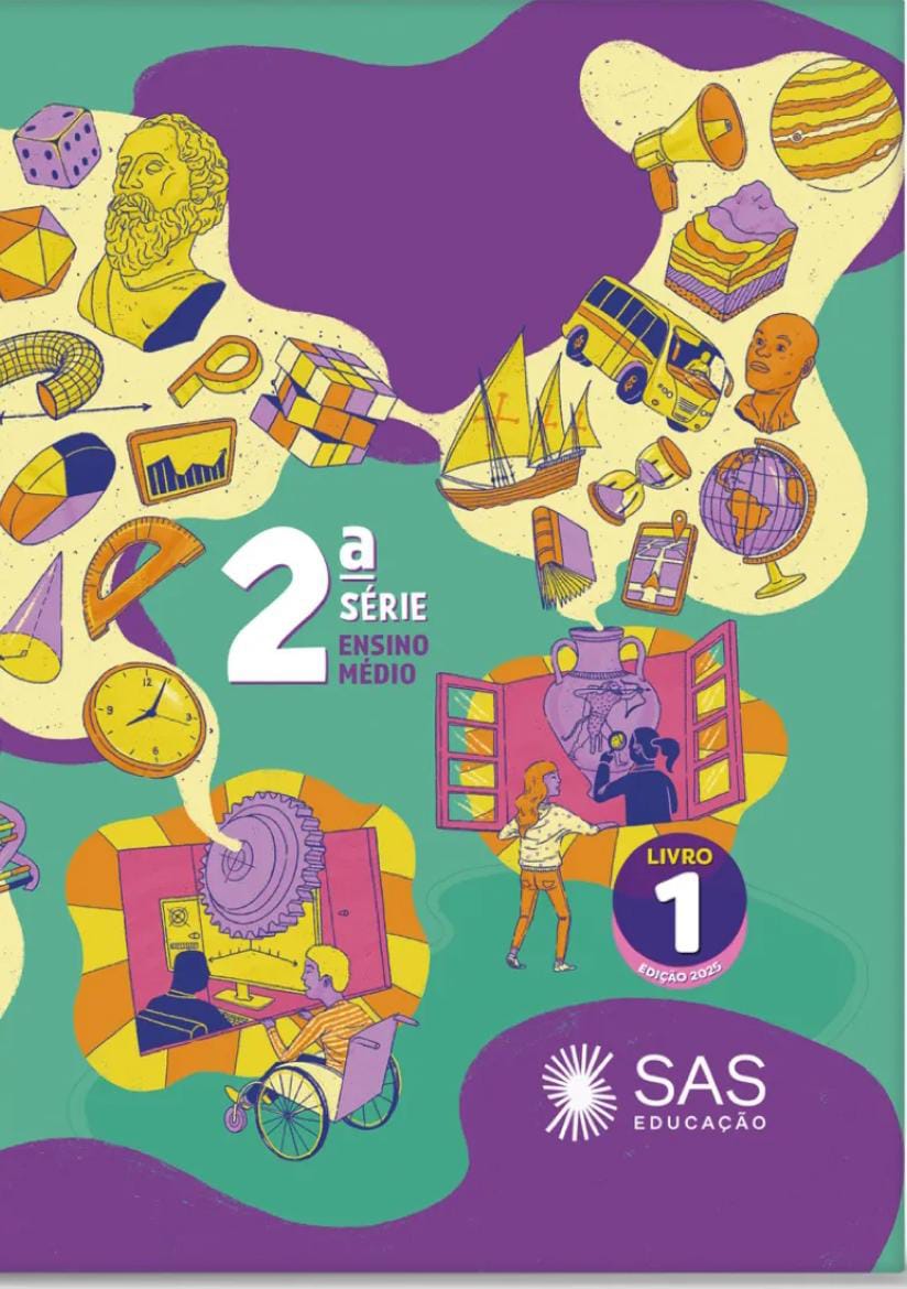 Kit de livros didáticos 2° ano ensino médio