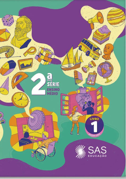 Kit de livros didáticos 2° ano ensino médio