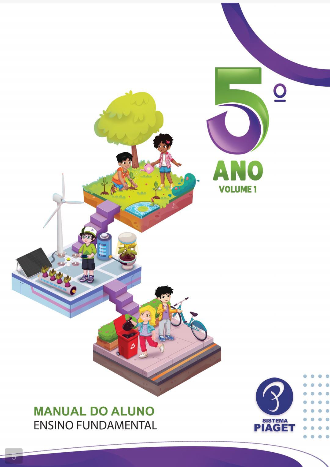 Kit de livros didáticos 5º ano do ensino fundamental 1