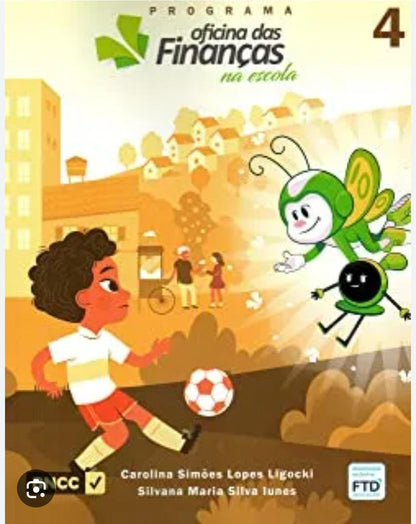 Pacote de livros do 4° ano ensino fundamental 1 com Material Didático e Oficina de Finanças